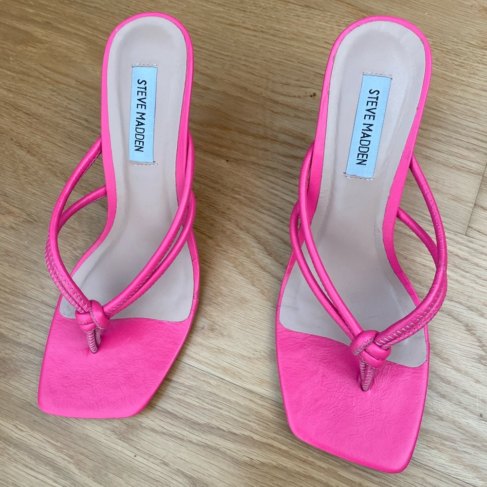 Steve Madden Halo Pink Heel Size 8